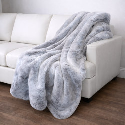 Faux Fur Throw New Koala | Large Koala Fur Throw Blanket or Bedspread