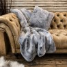 Plaid en fausse fourrure Koala | Grand plaid ou couvre-lit en fausse fourrure de koala