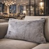 Rectangular Faux Fur Cushions | Silver Frost Fur Cushion Covers