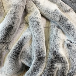 Rectangular Faux Fur Cushions | Silver Frost Fur Cushion Covers