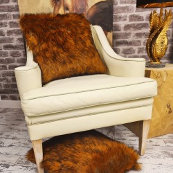 Long Haired Faux Fur Cushions | Statement Fur Sofa Cushions