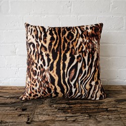 Animal Print Velvet Cushion Covers | Safari Print Velvet Cushions