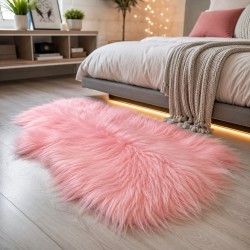Tapis en Peau de Mouton Ivoire Blanc Pur | Tapis en Peau de Mouton Islandais Blanc Naturel