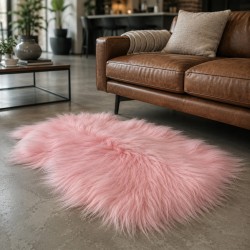 Ivory White Pure Sheepskin Vloerkleed | Natuurlijk Wit IJslands Schapenvacht Vloerkleed
