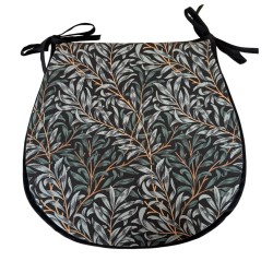 Cuscino per sedile a forma di D Willow Bough Rust | Cuscini per sedile a forma di D con motivo |