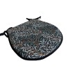 Cuscino per sedile a forma di D Willow Bough Rust | Cuscini per sedile a forma di D con motivo |