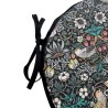 Coussin de siège rond Bistro Strawberry Thief Navy | Coussins de chaise bistro ronds