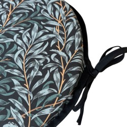 Runder Bistro Willow Bough Azure Sitzpolster | William Morris Sitzpolster |