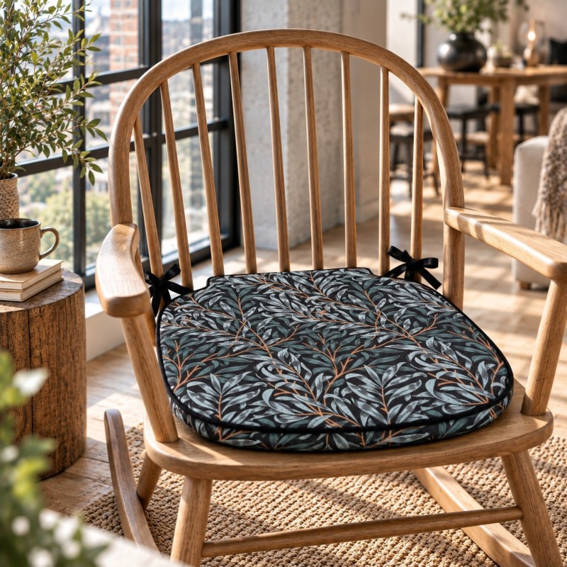 William Morris Spindle Seat Pads | Large Spindle Chair Pads