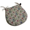 Floral Classic D Shaped Seat Pad | Extra Thick Floral D Shaped Chair Pads