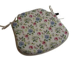 Coussin de siège à broche classique à motif floral | Coussins de chaise à broche colorés à motif fleuri