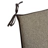 Coussins de siège effilés en tapisserie de forêt tropicale naturelle | Coussins de siège effilés de jungle