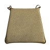 Herringbone Tapered Seat Pads| Mustard Herringbone Tapered Chair Pads