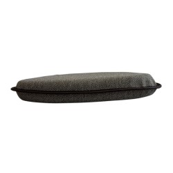 Small Herringbone Spindle Seat Pads | Spindle Shaped Brown Herringbone Chair Pads