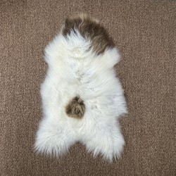 Tappeto in Pura Pelle di Pecora Avorio Bianco | Tappeto in Pelle di Pecora Islandese Bianco Naturale
