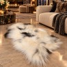 Tappeto in Pura Pelle di Pecora Avorio Bianco | Tappeto in Pelle di Pecora Islandese Bianco Naturale