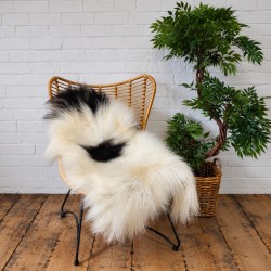 Ivory White Pure Sheepskin Vloerkleed | Natuurlijk Wit IJslands Schapenvacht Vloerkleed