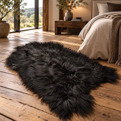 Ivory White Pure Sheepskin Vloerkleed | Natuurlijk Wit IJslands Schapenvacht Vloerkleed