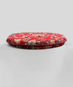 Hardwearing round tapestry chair pads