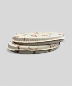 Stags & Deer Round Bistro Seat Cushions