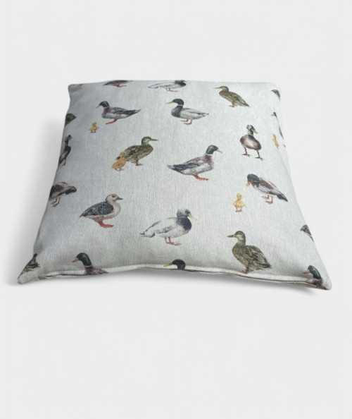Square pillows with duck design