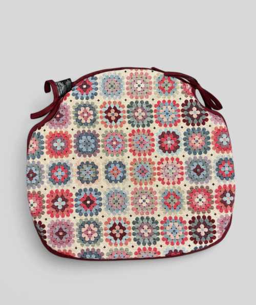 Crochet Tapestry Spindle Seat Pads