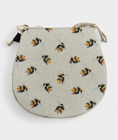 Small Bees reversible classic D seat pads