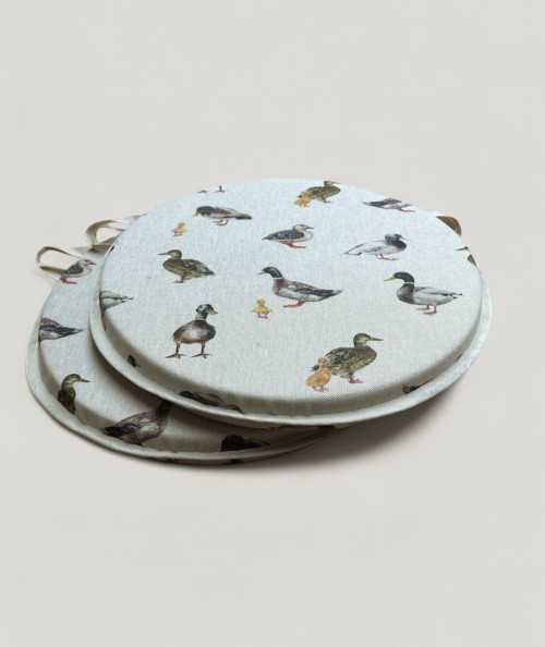Mallard Ducks Round Bistro Chair Pads