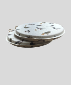 Mallard Duck Print Circular Seat Pads