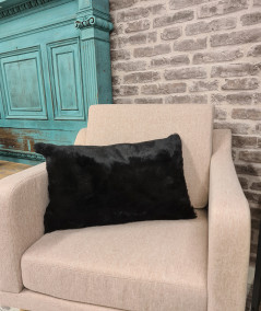 Rectangular furry cushion covers