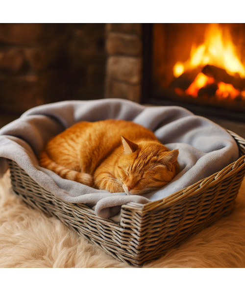 Double sided pale grey pet blanket