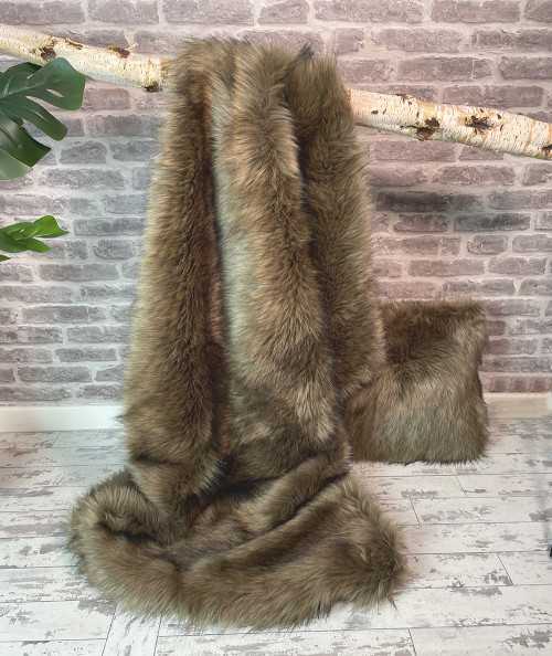 Fossa Faux Fur Bed Runner