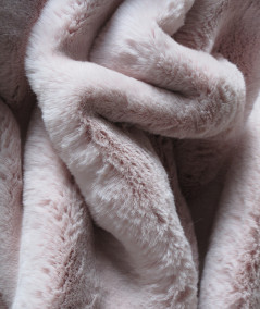 Pink Fur Bed Runner