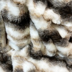 Italian Wolf Faux Fur Throw | Large Sofa Throws and Bed Throws UK