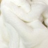 Cream Faux Fur Throw | Fake Fur Throw Chelsea Cream