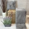 Luxury Taupe Fur Throw | Synthetic Fur Blanket | Chelsea Taupe