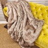 Faux Fur Blanket | Fake Fur Throw | Large Faux Fur Throw | Woodchuck