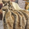 Meerkat Faux Fur Throw | Meerkat Throw Blanket | Meerkat Throw