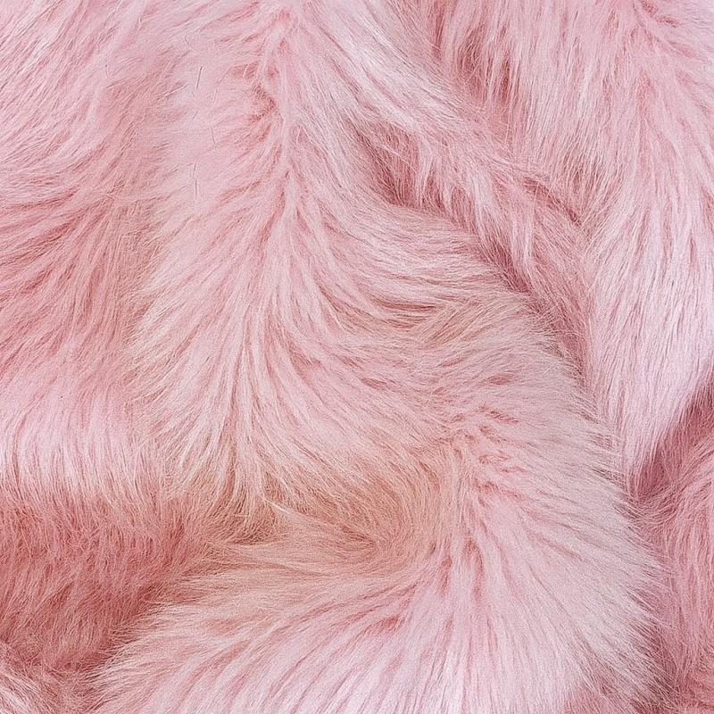 Pink Faux Fur Wurfdecke | Pinke Fellwurfdecke | Pinke Kunstfellwurfdecke