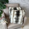 Faux Fur Cushion Ashford White | Fur Pillows | Faux Fur Cushion Cover
