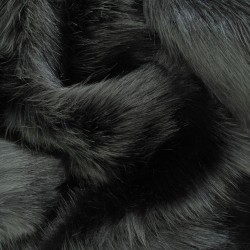 Faux Fur Cushion Black Bear | Black Fur Pillow | Black Fur Cushions