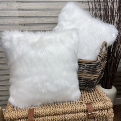 Cream Faux Fur Cushions | Cream Cushions | Matterhorn Cushion Covers