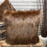 Faux Fur Pillows | Brown Fur Cushion Covers | Tamarin Fur Cushions