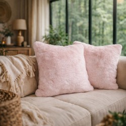 Faux Fur Cushion Richmond Pink | Pink Fur Pillow | Pink Fur Cushion