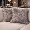 European Wolf Faux Fur Cushion | European Wolf Fur Cushions and Pillows