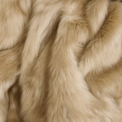 Oatmeal Fur Cushions | Beige Faux Fur Pillows | Luxury Beige Cushions