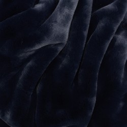 Chelsea Navy Fur Cushions | Navy Faux Fur Cushions | Blue Cushion