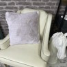 Beige Frost Faux Fur Cushions | Luxury Faux Fur Cushions and Pillows