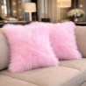 Candyfloss Faux Fur Cushion | Pink Faux Fur Cushions | Pink Fluffy Cushion