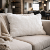Richmond Cream Rectangular Cushion | Rectangular Faux Fur Cushions |